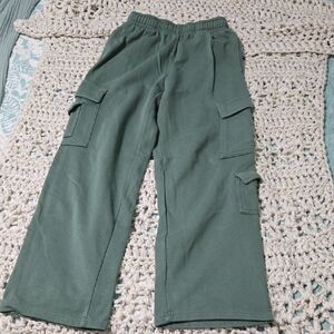 Garage Cargo Joggers In Ocean Green